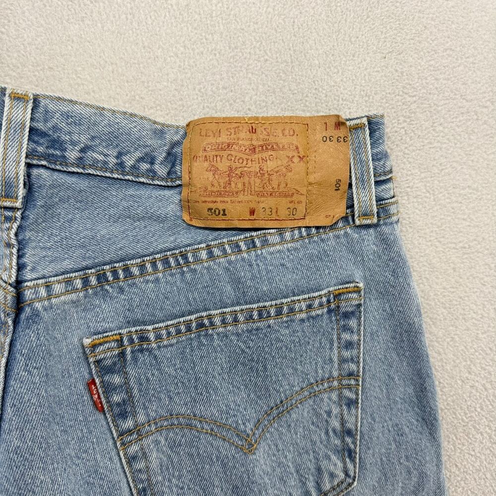 Vintage Levis Jeans Men's 33x30 Fits 31x30 Blue Colombia made Paper Tag 2002 y2k - Picture 8 of 9